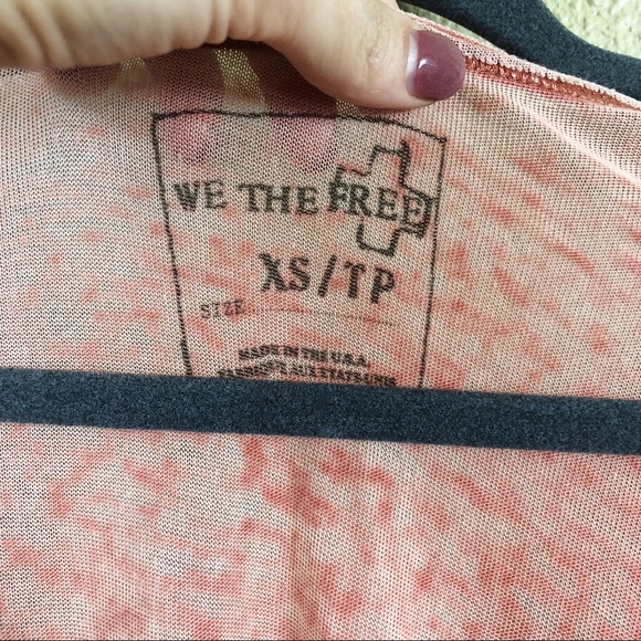 Free People Oversized Burnout T-shirt - Picture 3 of 3